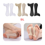 Maxbell 2 Pieces Arch Insoles Self Adhesive Universal Multifunction Gel Arch Support Clear S