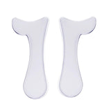 Maxbell 2 Pieces Arch Insoles Self Adhesive Universal Multifunction Gel Arch Support Clear L