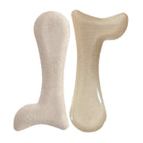 Maxbell 2 Pieces Arch Insoles Self Adhesive Universal Multifunction Gel Arch Support Velvet Apricot L