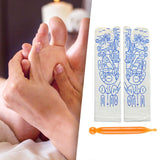 Maxbell 2xFoot Massage Socks Hosiery Relieve Tired Reflexology Socks for Adults Male Socks