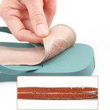 Maxbell 2xHigh Heel Cushion Inserts PU Leather Insoles for Beach Flip Flops Men Ladies 2.99x9.17x0.18inch