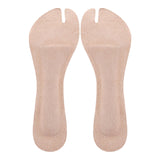 Maxbell 2xHigh Heel Cushion Inserts PU Leather Insoles for Beach Flip Flops Men Ladies 2.99x9.17x0.18inch