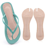 Maxbell 3xHigh Heel Cushion Inserts PU Leather Insoles for Beach Flip Flops Men Ladies 2.99x9.17x0.18inch