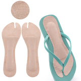 Maxbell 3xHigh Heel Cushion Inserts PU Leather Insoles for Beach Flip Flops Men Ladies 2.99x9.17x0.18inch