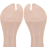 Maxbell 3xHigh Heel Cushion Inserts PU Leather Insoles for Beach Flip Flops Men Ladies 2.99x9.17x0.18inch