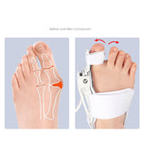 Maxbell Maxbell Bunion Splint Big Toe Straightener Foot Care for Women Men Toe Big Corrector white