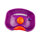 Maxbell Maxbell Bedside Shampoo Basin Reusable Backwash Wash Tub for Bedroom Bedside Grandma Purple