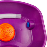 Maxbell Maxbell Bedside Shampoo Basin Reusable Backwash Wash Tub for Bedroom Bedside Grandma Purple