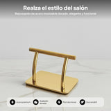 Maxbell 2xSalon Hair Chair Foot Rest Replacement for Tattoo Shop Styling Chair Shampoo Gold