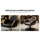 Maxbell 2xSalon Hair Chair Foot Rest Replacement for Tattoo Shop Styling Chair Shampoo Gold