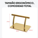 Maxbell 2xSalon Hair Chair Foot Rest Replacement for Tattoo Shop Styling Chair Shampoo Gold