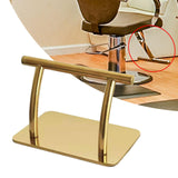 Maxbell 2xSalon Hair Chair Foot Rest Replacement for Tattoo Shop Styling Chair Shampoo Gold