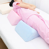 Triangle Positioning Pillow Bedroom Soft Elderly Patient Turning Aid Cushion S and Blue
