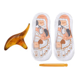 Maxbell Maxbell Reflexology Socks Comfortable Beginner Acupoint Massage Tools for Salon Gift large yellow massage