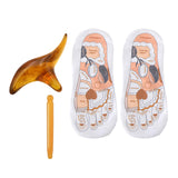 Maxbell Maxbell Reflexology Socks Comfortable Beginner Acupoint Massage Tools for Salon Gift large yellow massage