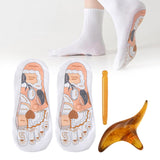 Maxbell Maxbell Reflexology Socks Comfortable Beginner Acupoint Massage Tools for Salon Gift large yellow massage