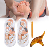 Maxbell Maxbell Reflexology Socks Comfortable Beginner Acupoint Massage Tools for Salon Gift large yellow massage