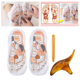 Maxbell Maxbell Reflexology Socks Comfortable Beginner Acupoint Massage Tools for Salon Gift large yellow massage
