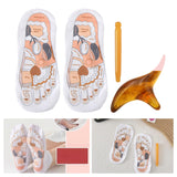 Maxbell Maxbell Reflexology Socks Comfortable Beginner Acupoint Massage Tools for Salon Gift large yellow massage