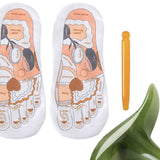 Maxbell Maxbell Reflexology Socks Comfortable Beginner Acupoint Massage Tools for Salon Gift small green massage