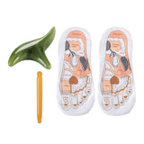 Maxbell Maxbell Reflexology Socks Comfortable Beginner Acupoint Massage Tools for Salon Gift small green massage