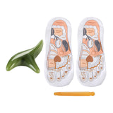 Maxbell Maxbell Reflexology Socks Comfortable Beginner Acupoint Massage Tools for Salon Gift small green massage