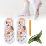 Maxbell Maxbell Reflexology Socks Comfortable Beginner Acupoint Massage Tools for Salon Gift small green massage