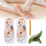 Maxbell Maxbell Reflexology Socks Comfortable Beginner Acupoint Massage Tools for Salon Gift small green massage
