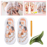 Maxbell Maxbell Reflexology Socks Comfortable Beginner Acupoint Massage Tools for Salon Gift small green massage