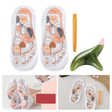 Maxbell Maxbell Reflexology Socks Comfortable Beginner Acupoint Massage Tools for Salon Gift small green massage
