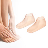 Maxbell Maxbell 2x Silicone Socks for Women Moisturizing Socks for Cracked Heel SPA Dry Feet Skin