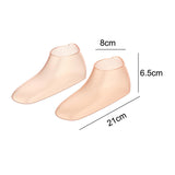 Maxbell Maxbell 2x Silicone Socks for Women Moisturizing Socks for Cracked Heel SPA Dry Feet Skin