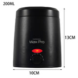 Maxbell Maxbell Electric Wax Heater for Salon Home Use Hard and Soft Wax Girls & Women & Men Black