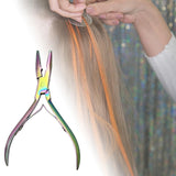 Maxbell Maxbell Hair Extension Pliers Beads Closer Tool Hair Extension Tool for Beauty Salon Colorful