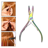 Maxbell Maxbell Hair Extension Pliers Beads Closer Tool Hair Extension Tool for Beauty Salon Colorful