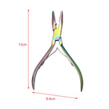 Maxbell Maxbell Hair Extension Pliers Beads Closer Tool Hair Extension Tool for Beauty Salon Colorful