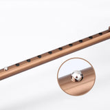 Maxbell Maxbell Quad Cane Anti Slip for Men Women for Extra Stability with Four Pronged Base bronze bent