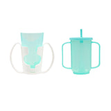 Maxbell Maxbell Elderly Nursing Cup Father Day Cup Independence Cup for Disabled Elderly Mom White Blue
