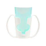 Maxbell Maxbell Elderly Nursing Cup Father Day Cup Independence Cup for Disabled Elderly Mom White Blue