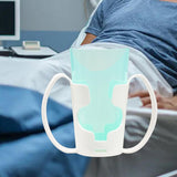 Maxbell Maxbell Elderly Nursing Cup Father Day Cup Independence Cup for Disabled Elderly Mom White Blue