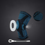 Maxbell Maxbell Knee Brace Elastic Flexible Knee Protection for Running Weightlifting Soccer Gray L