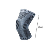 Maxbell Maxbell Knee Brace Elastic Flexible Knee Protection for Running Weightlifting Soccer Gray L