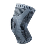 Maxbell Maxbell Knee Brace Elastic Flexible Knee Protection for Running Weightlifting Soccer Gray L