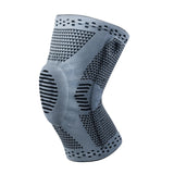 Maxbell Maxbell Knee Brace Elastic Flexible Knee Protection for Running Weightlifting Soccer Gray L