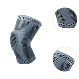 Maxbell Maxbell Knee Brace Elastic Flexible Knee Protection for Running Weightlifting Soccer Gray L