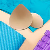 Maxbell Maxbell 2x Womens Bra Inserts Pads Swimsuit Intimates Accessories Bra Cups for Women beige