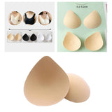 Maxbell Maxbell 2x Womens Bra Inserts Pads Swimsuit Intimates Accessories Bra Cups for Women beige