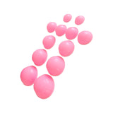 Maxbell 12 Pieces Silicone Vacuum Cupping Cup Flexible Accessory Silicone Can Puller pink