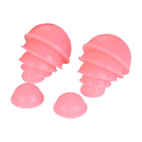 Maxbell 12 Pieces Silicone Vacuum Cupping Cup Flexible Accessory Silicone Can Puller pink