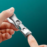 Maxbell Maxbell Nail Clippers Nail File Set 2 in 1 Portable Manicure Pedicure Set for Family silvery